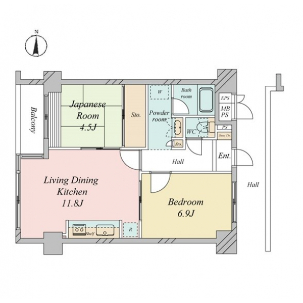 サニーハウス東陽町 間取図