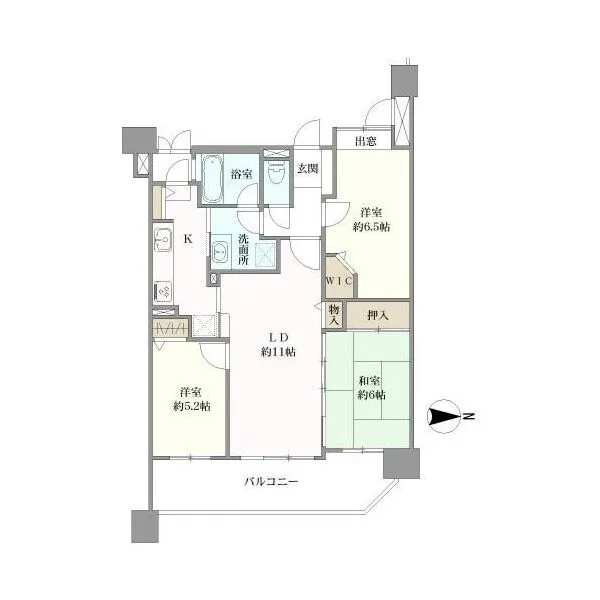 ダイアパレスグランパークス 間取図
