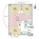 ラディエンス新川崎 間取図