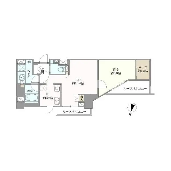 パークリュクス三宿 間取図