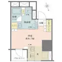 リビオレゾン新橋ｎｅｘ 間取図
