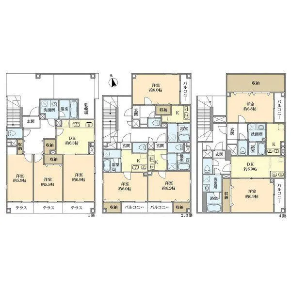 リヴァーパーク船堀 間取図