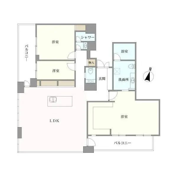 ジオグランデ梅田 間取図