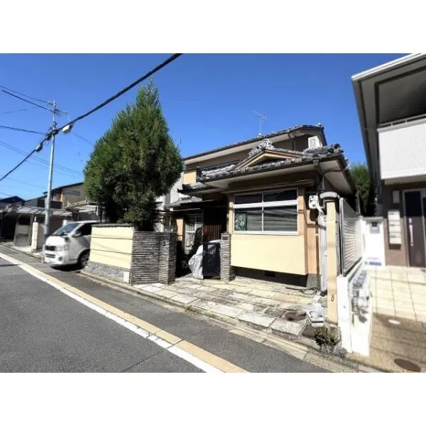 京都市北区紫竹上園生町 現地土地写真