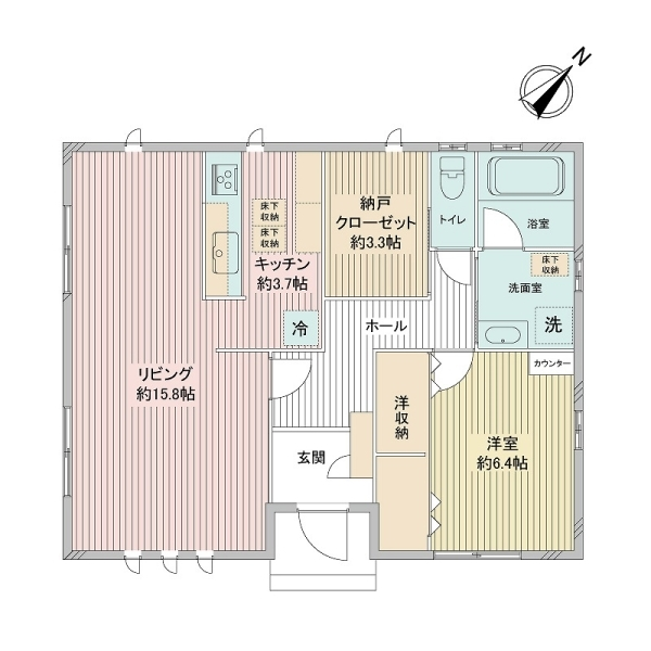 柏市しいの木台５丁目 間取図