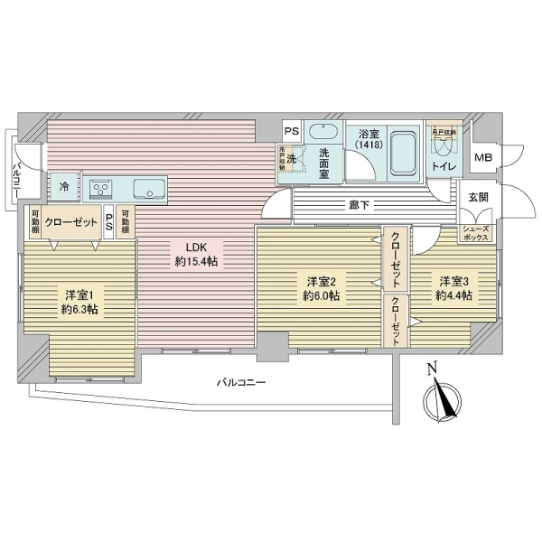 マイキャッスル府中西 間取図