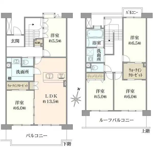 長峰杜の三番街壱号棟 間取図