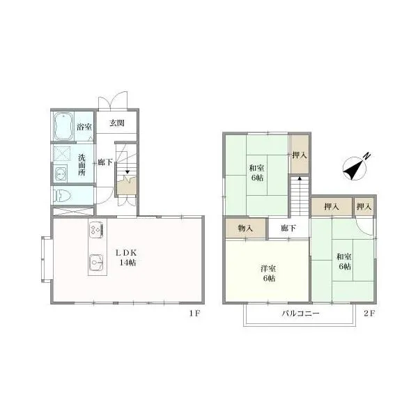 柏市西原３丁目 間取図