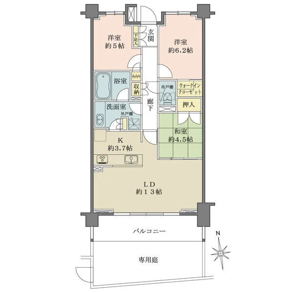 パークハウス新小岩 間取図