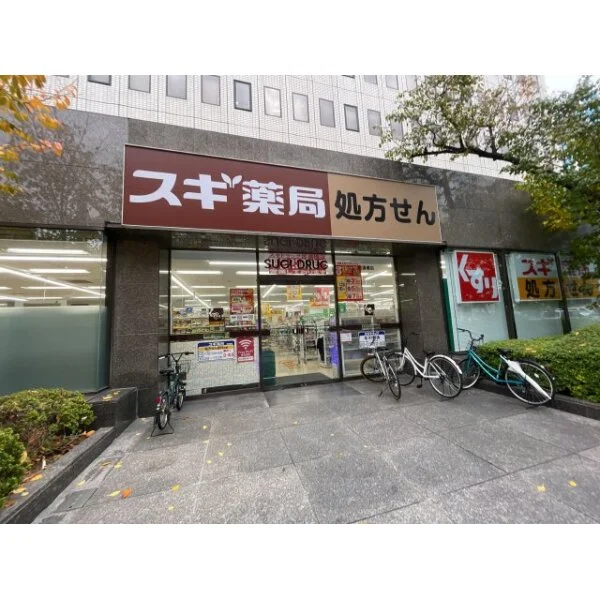 靭パークサイドコーポ スギドラッグ信濃橋店（ドラッグストア）まで約350m（徒歩5分）