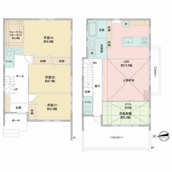 杉並区善福寺１丁目 間取図