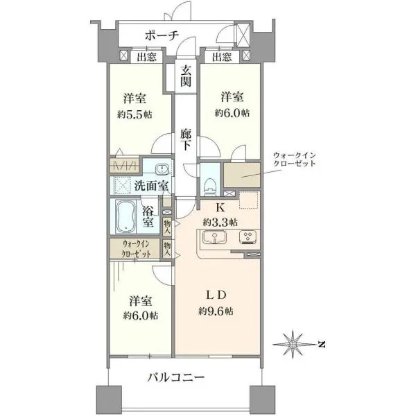 コスモ木場キャナルブリーズ 間取図