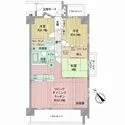 リーデンススクエア相模原 専有面積約「97.00m2」3LDKの間取りプラン