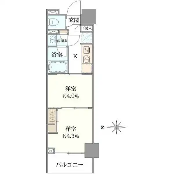 グランド・ガーラ木場 間取図