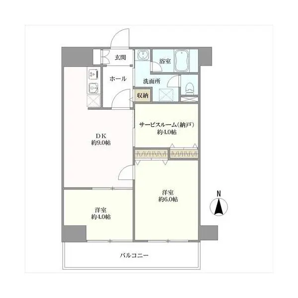 モンテベルデ新中野 間取図