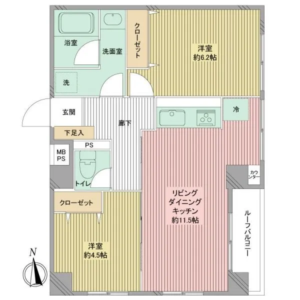 ライオンズマンション調布駅前 間取図
