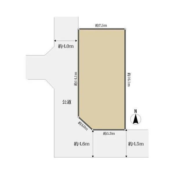 海老名市東柏ケ谷５丁目 区画図