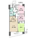 藤和シティコープ与野 間取図