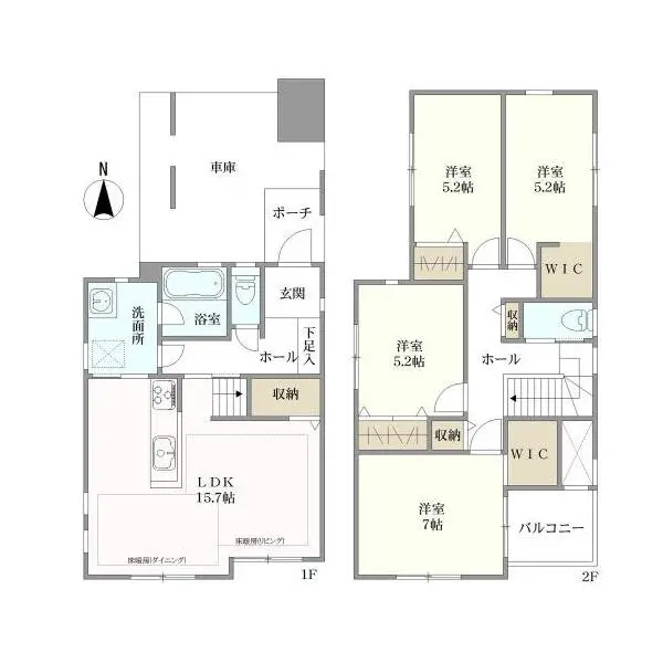 名古屋市中村区藤江町３丁目 間取図