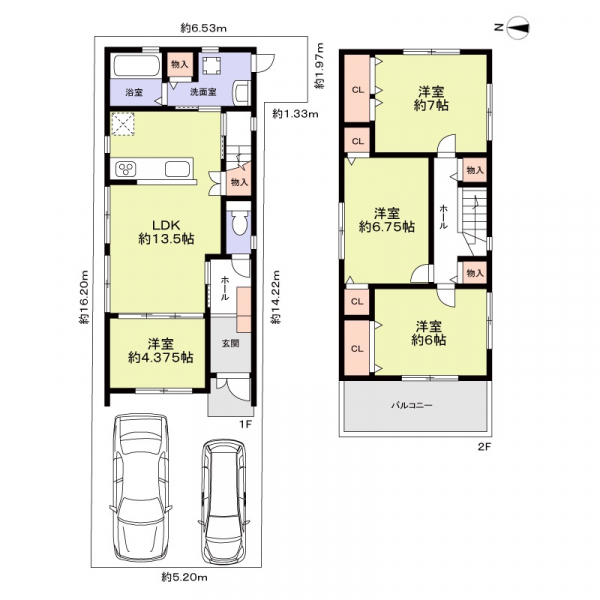 大阪市住吉区苅田１丁目 間取図