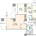 シテヌーブ北千住３０Ａ棟 間取図