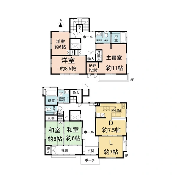 流山市野々下６丁目 間取図