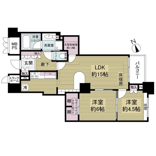 ジーエータワー 間取図