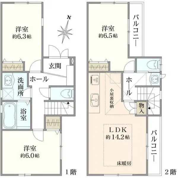 練馬区向山3丁目 間取図