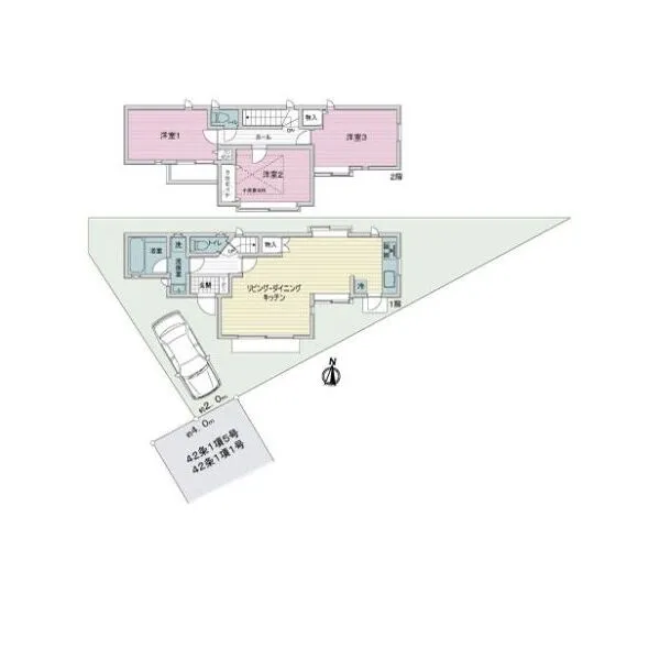 調布市深大寺東町８丁目 間取図