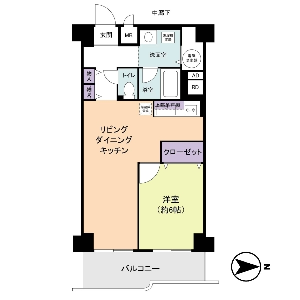 田端スカイハイツ 間取図