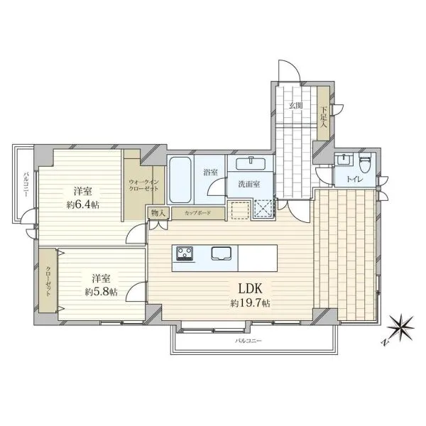諏訪山ハウス 間取図