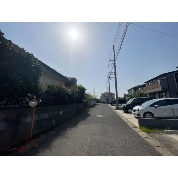 柏市大井 前面道路