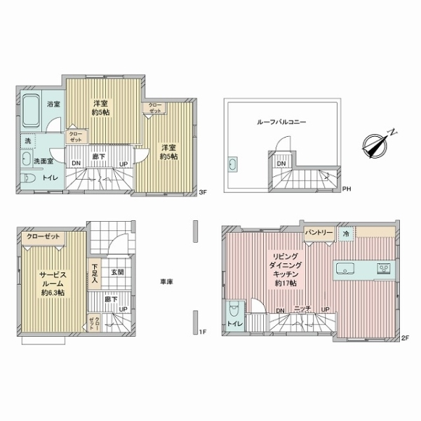 横浜市戸塚区上倉田町 間取図