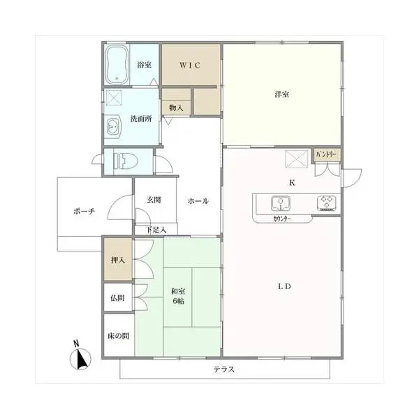 名古屋市千種区春里町４丁目 間取図