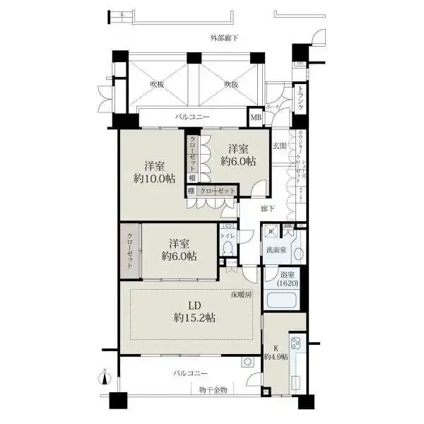 サーパス松栄町 間取図