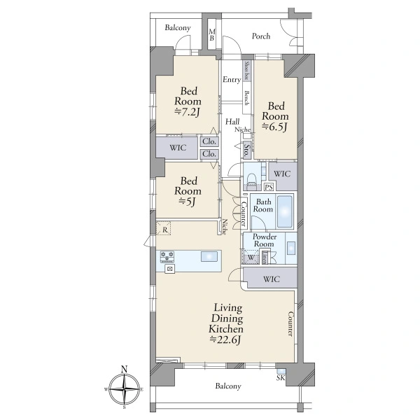 フォルム東洞院三条 間取図