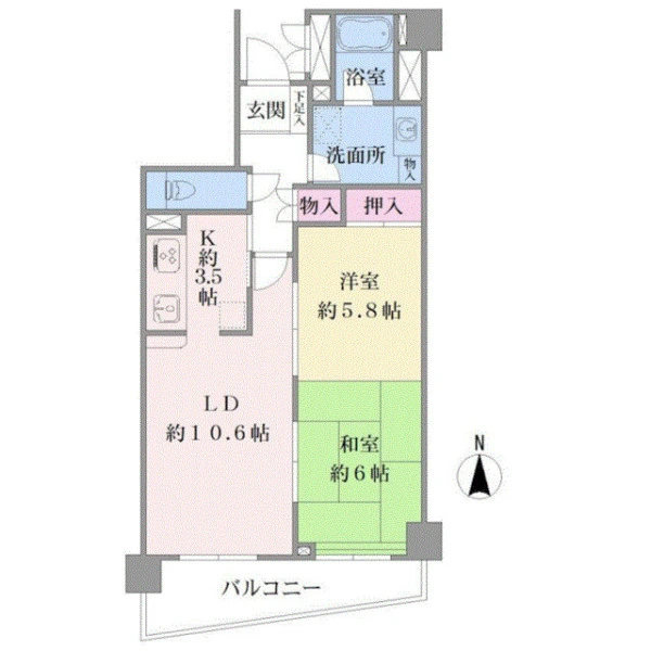 ユニーブル大森山王 間取図