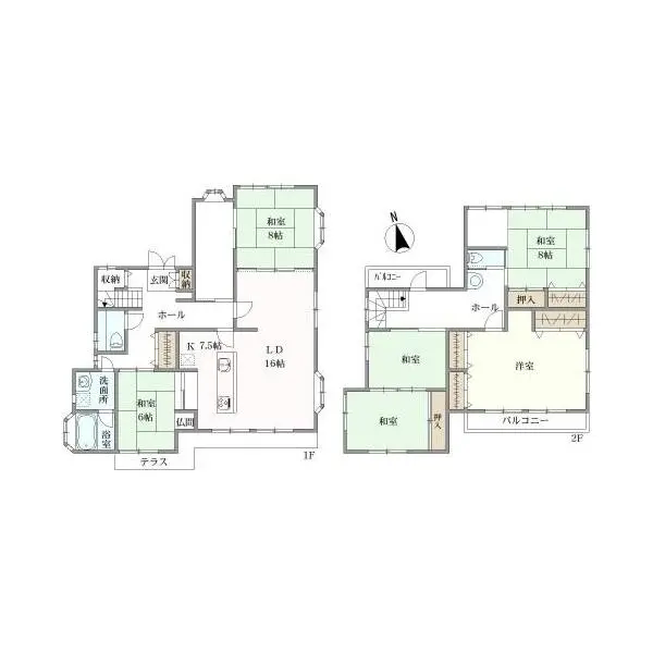 神戸市垂水区歌敷山4丁目 間取図