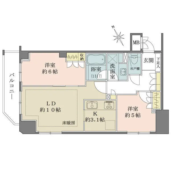 グランスイート東京 間取図