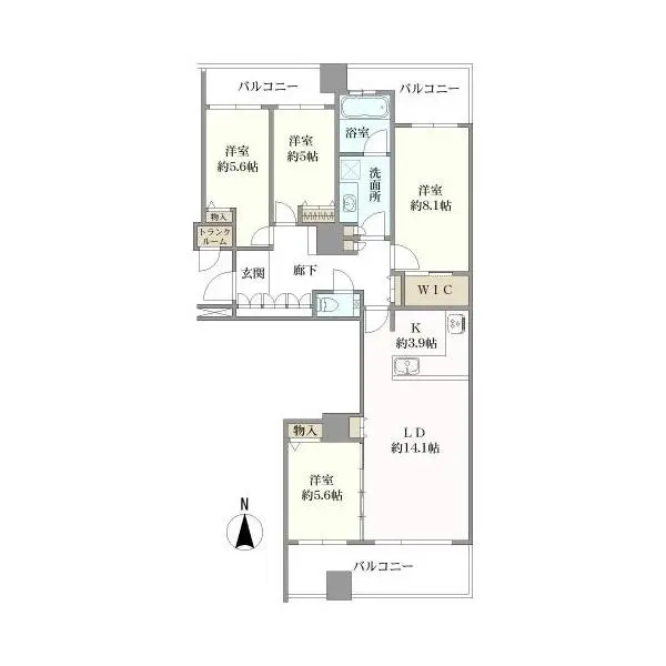 ワールドシティタワーズ 間取図
