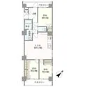 ライオンズマンション川名 間取図