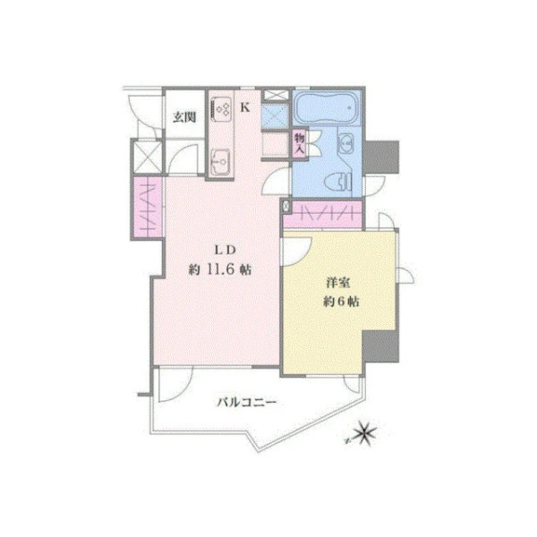 レグノ大森 間取図