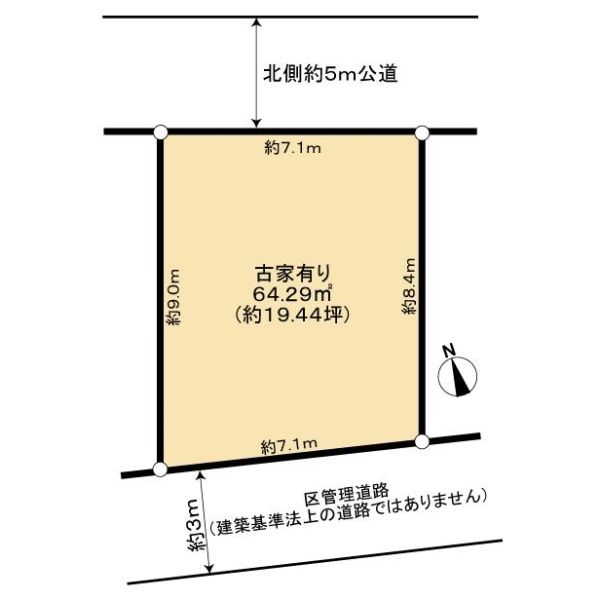 足立区江北３丁目 間取図