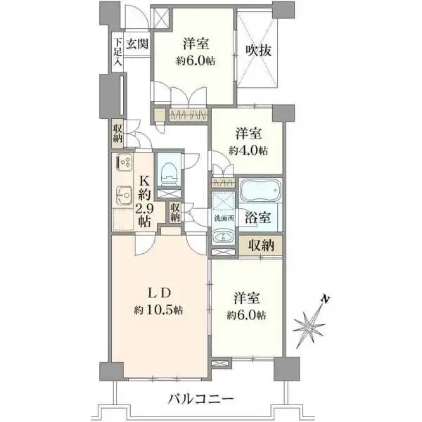戸塚ヒルズ 間取図