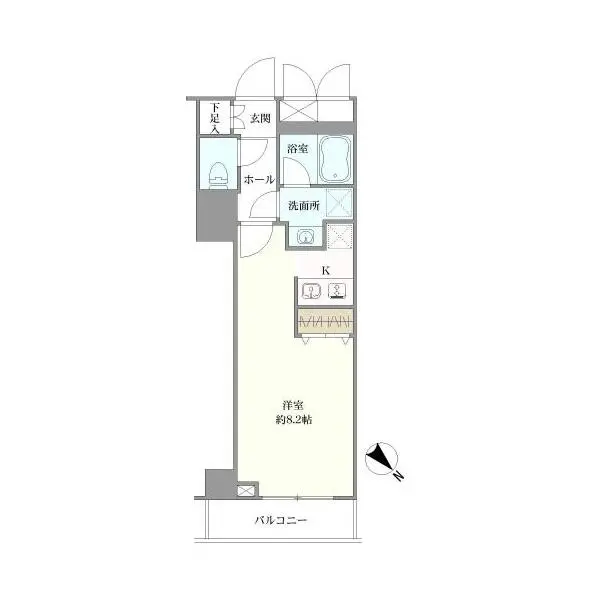 コンシェリア後楽園 間取図