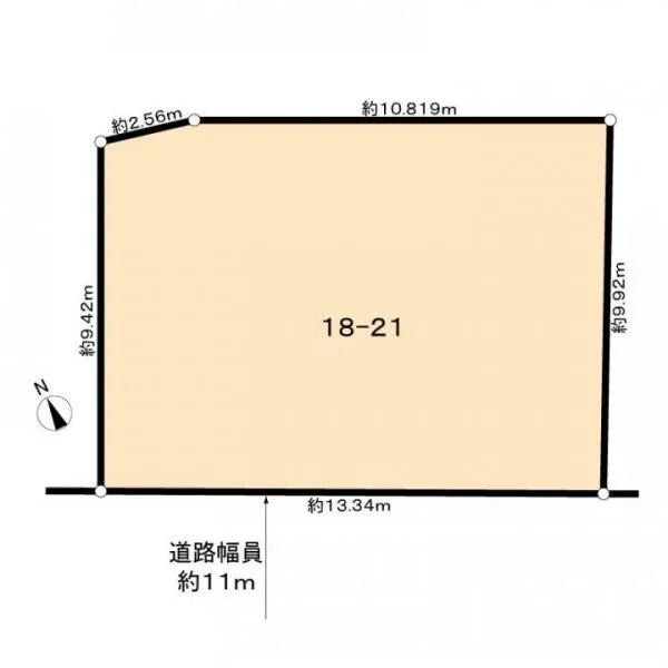 板橋区南常盤台２丁目 字型図