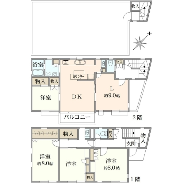 杉並区荻窪５丁目 間取図