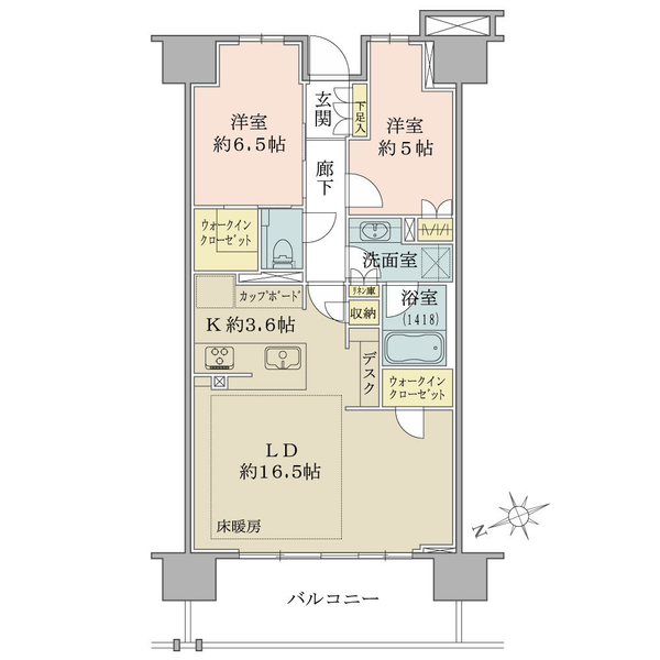 ブリリアシティ西早稲田 間取図