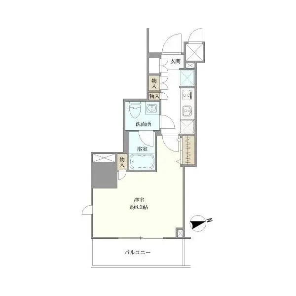 コンシェリア蒲田ＣＲＯＳＳＩＡ 間取図