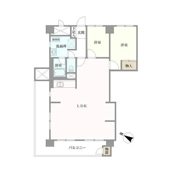 東建金町マンシヨン 間取図